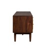 Arvion Rattan Tv Unit In Walnut Finish