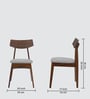 Arvo 6-Seater Dining Set in Walnut Finish