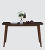 Arvo 6-Seater Dining Set in Walnut Finish