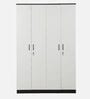 Arya 4 Door Wardrobe in Dual Finish