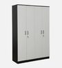 Arya 4 Door Wardrobe in Dual Finish