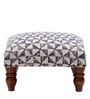 Arya Foot Stool in Blue Colour