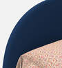 Arya Velvet Single Size Bed in Royal Blue Colour