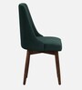 Aryo Fabric Dining Chair In Scratch Resistant Green Colour