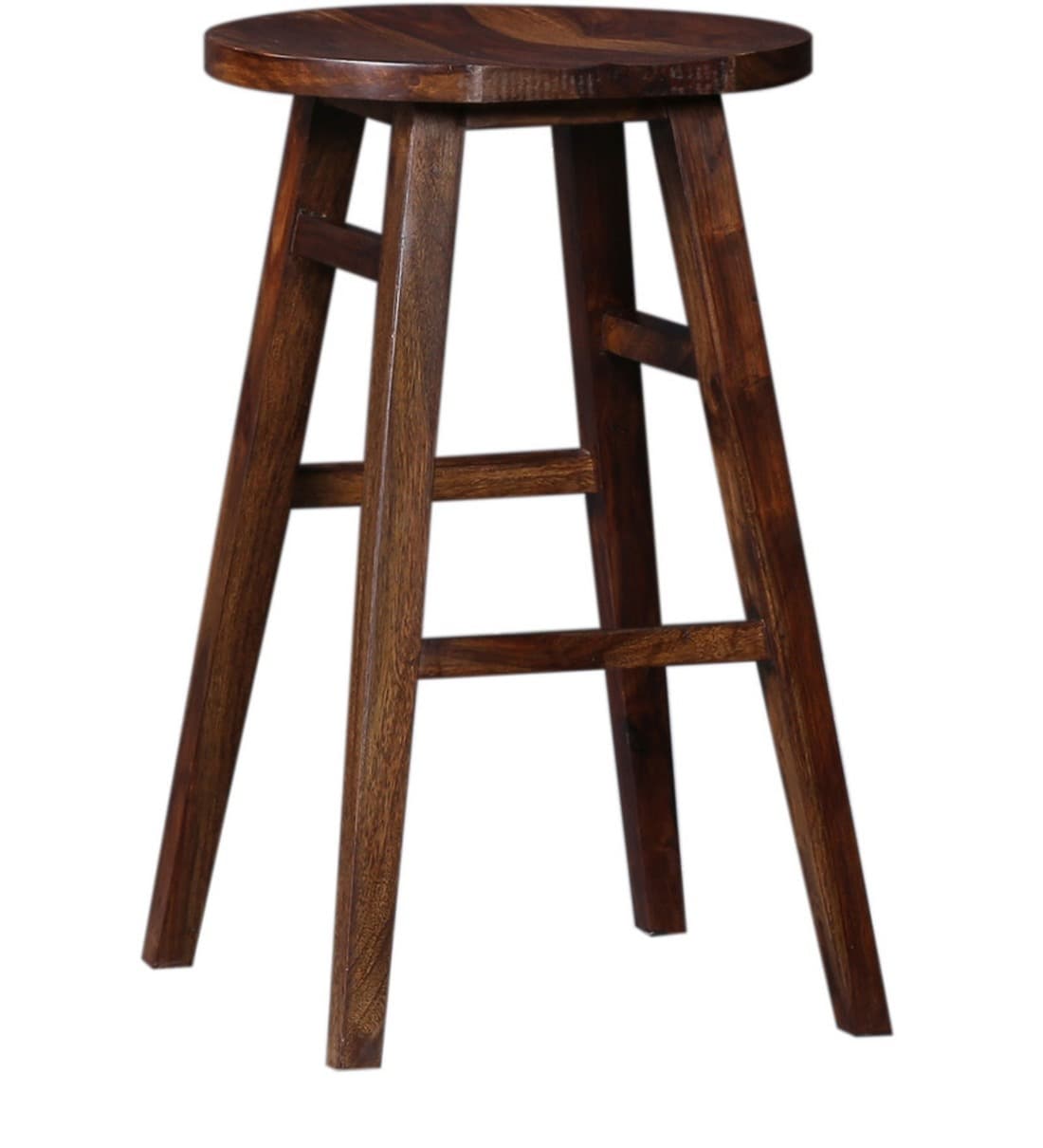 Buy Harrington Solid Wood Bar Stool in Provincial Teak Finish ...