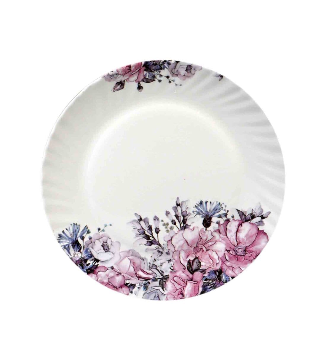 Side Plates Melamine Dinner Set Wilko Buy Glossy 40 Pcs White