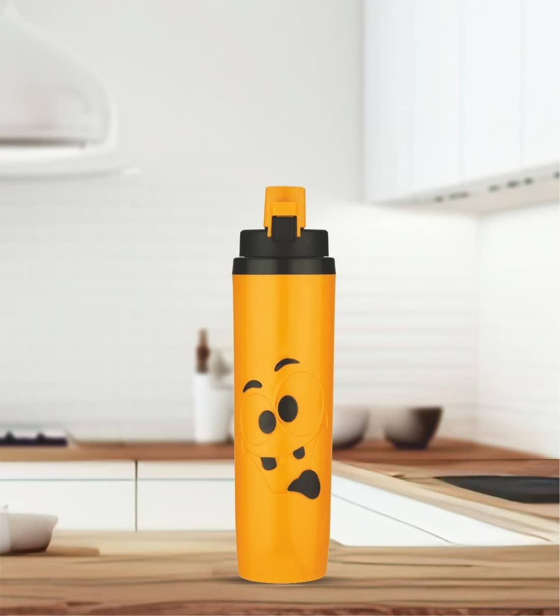 Lilo & Stitch, Stitch Emoji Stainless Steel Water Bottle