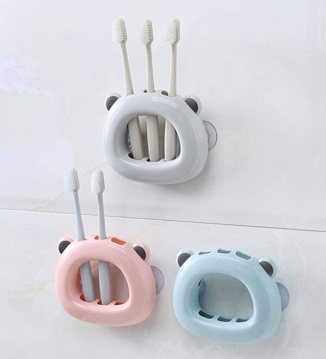 Wall Suction Toothbrush Holder