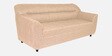 Ashen Fabric 3 Seater Sofa in Beige Colour