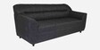 Ashen Fabric 3 Seater Sofa in Charcoal Grey Colour