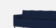 Asher Fabric LHS Sectional Sofa In indigo Colour
