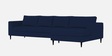 Asher Fabric LHS Sectional Sofa In indigo Colour