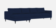 Asher Fabric RHS Sectional Sofa In indigo Colour
