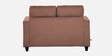 Ashford Fabric 2 Seater Sofa in Brown Colour