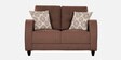 Ashford Fabric 2 Seater Sofa in Brown Colour