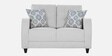 Ashford Fabric 2 Seater Sofa in Light Grey Colour