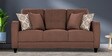 Ashford Fabric 3 Seater Sofa in Brown Colour Ashford Fabric 3 Seater Sofa in Brown Colour