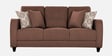 Ashford Fabric 3 Seater Sofa in Brown Colour Ashford Fabric 3 Seater Sofa in Brown Colour