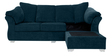 Ashley LHS 2 Seater Sofa with Lounger in Blue Colour