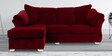 Ashley RHS 2 Seater Sofa with Lounger in Red Colour