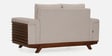Ashoka 2 Seater Sofa In Brown Finish