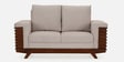 Ashoka 2 Seater Sofa In Brown Finish