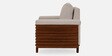 Ashoka 2 Seater Sofa In Brown Finish