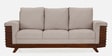 Ashoka 3 Seater Sofa In Brown Finish