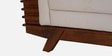 Ashoka 3 Seater Sofa In Brown Finish