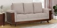 Ashoka 3 Seater Sofa In Brown Finish