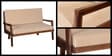 Aberdeen Two Seater Sofa in Provincial Teak Finish
