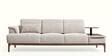 Aston Fabric Sofa with Functional Headrest and ModuleIn Beige Colour