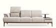 Aston Fabric Sofa with Functional Headrest and ModuleIn Beige Colour