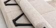 Aston Fabric Sofa with Functional Headrest and ModuleIn Beige Colour