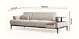 Aston Fabric Sofa with Functional Headrest and ModuleIn Beige Colour