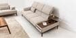 Aston Fabric Sofa with Functional Headrest and ModuleIn Beige Colour