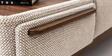 Aston Fabric Sofa with Functional Headrest and ModuleIn Beige Colour