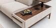 Aston Fabric Sofa with Functional Headrest and ModuleIn Beige Colour