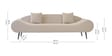 Astonishing 3 Seater Sofa In Beige Color