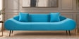 Astonishing 3 Seater Sofa In Blue Color