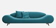 Astonishing Fabric 3 Seater Sofa in Cadet Blue Colour