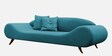 Astonishing Fabric 3 Seater Sofa in Cadet Blue Colour