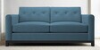 Asuka Fabric 3 Seater Sofa In Light Blue Colour