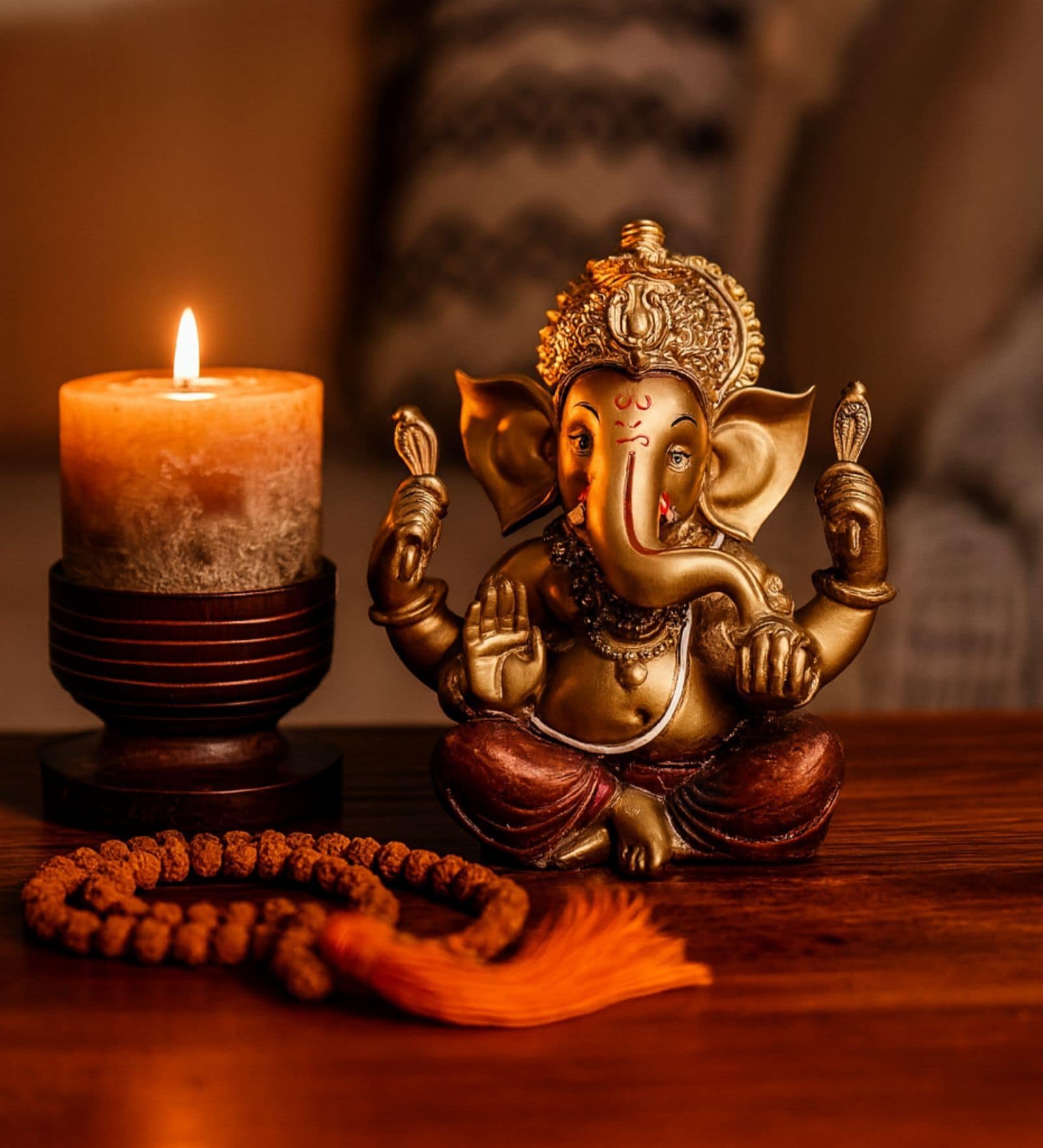 Small Blessing Ganesha Decorative Showpiece