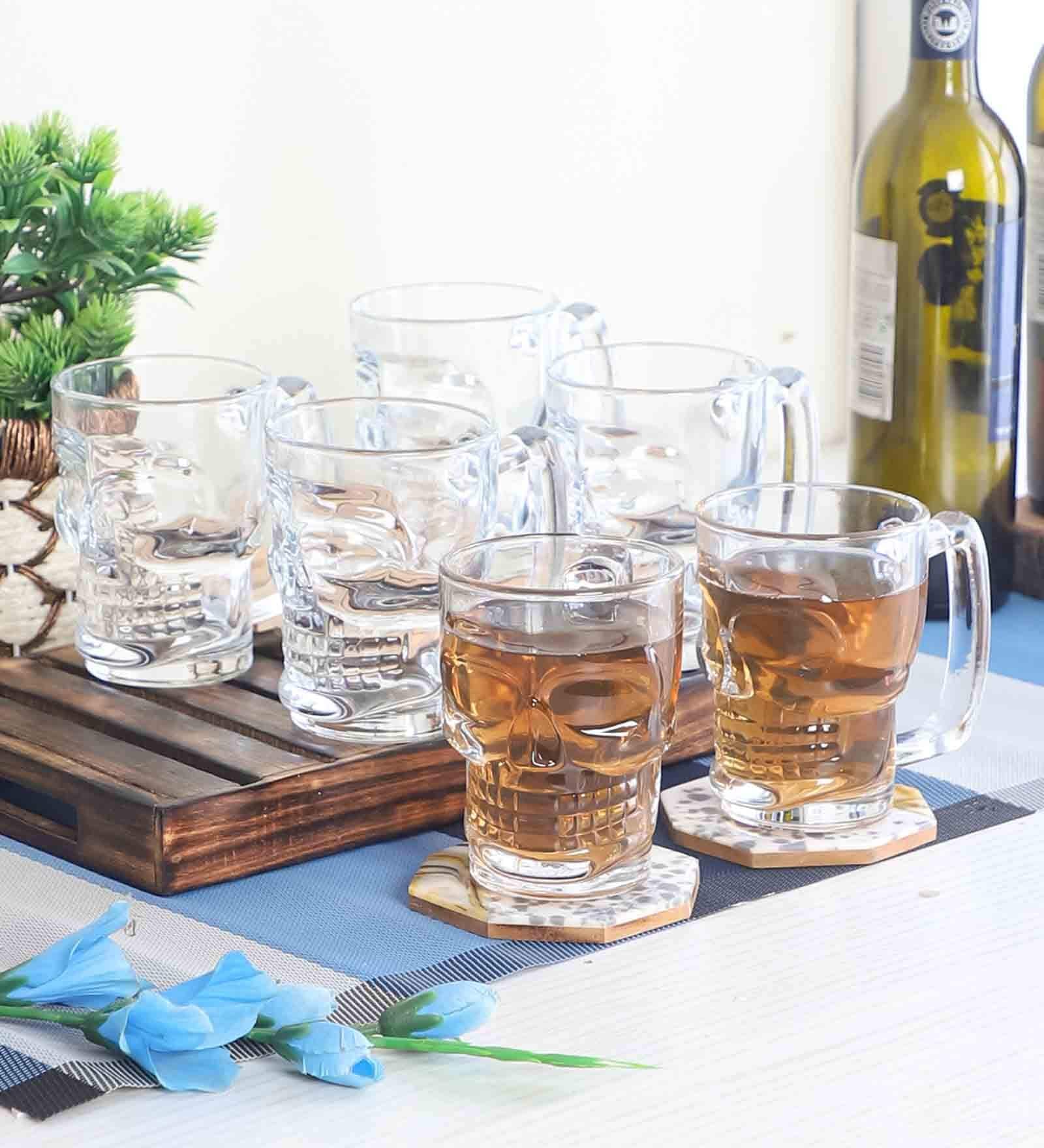 Glass 350ml Glass (Set of 6) Beer Mug