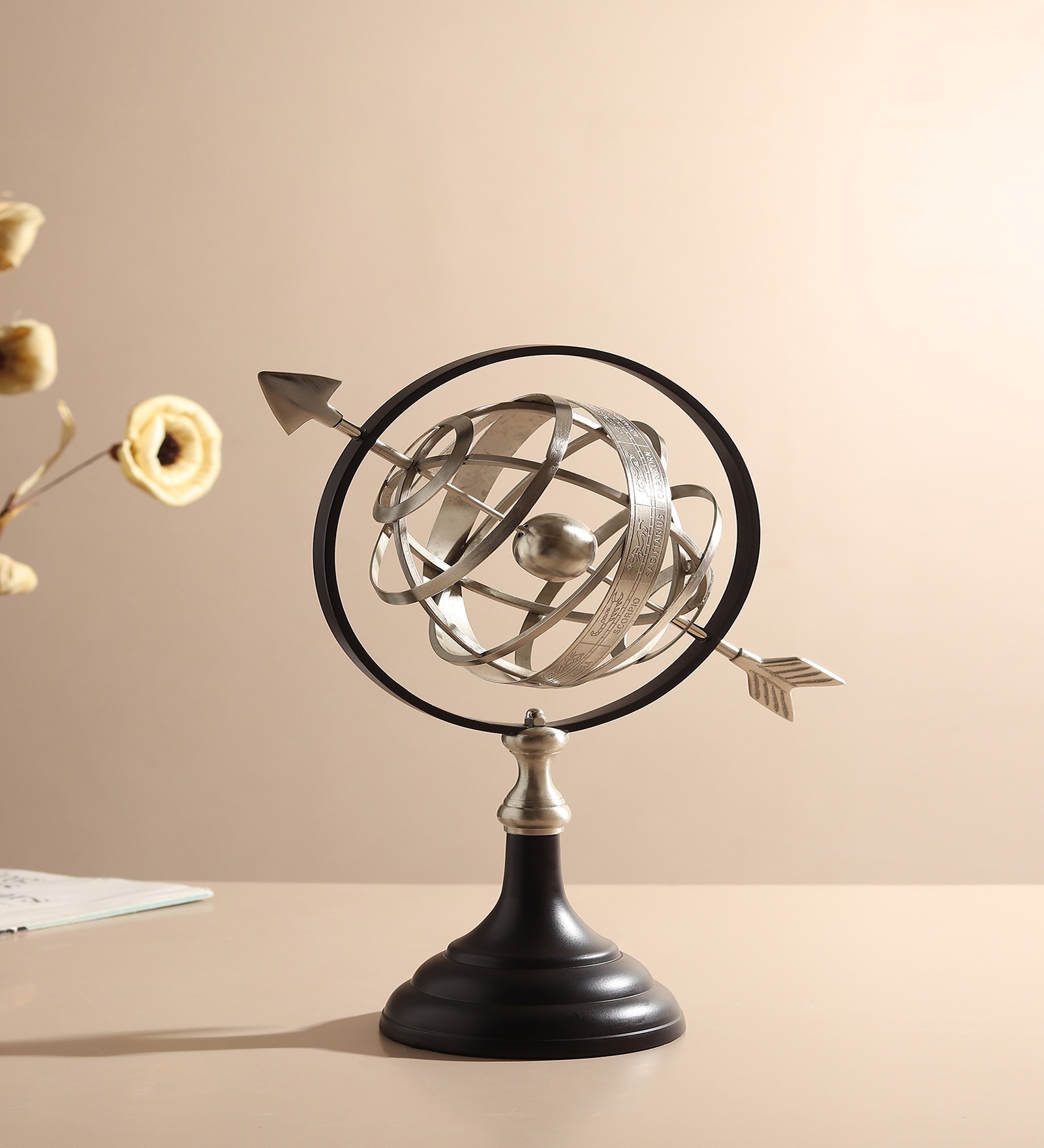 Astral Silver Metal Globe