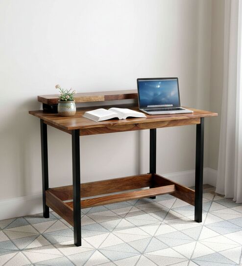 Asansol Writing Table In Teak Finish