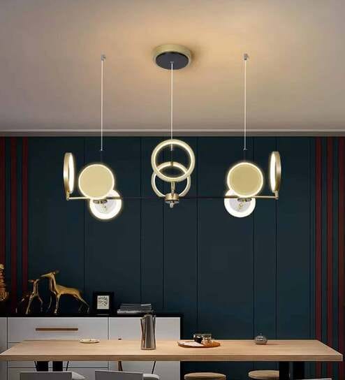 Asher Gold LED Smart Voice Assist Chandelier
