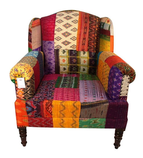 Buy Assorted Designer Single Seater Sofa by Wood Dekor ...