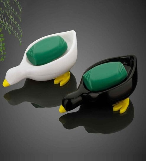 Assorted Duck Shape Soap Dish Case Holder (1Pc)